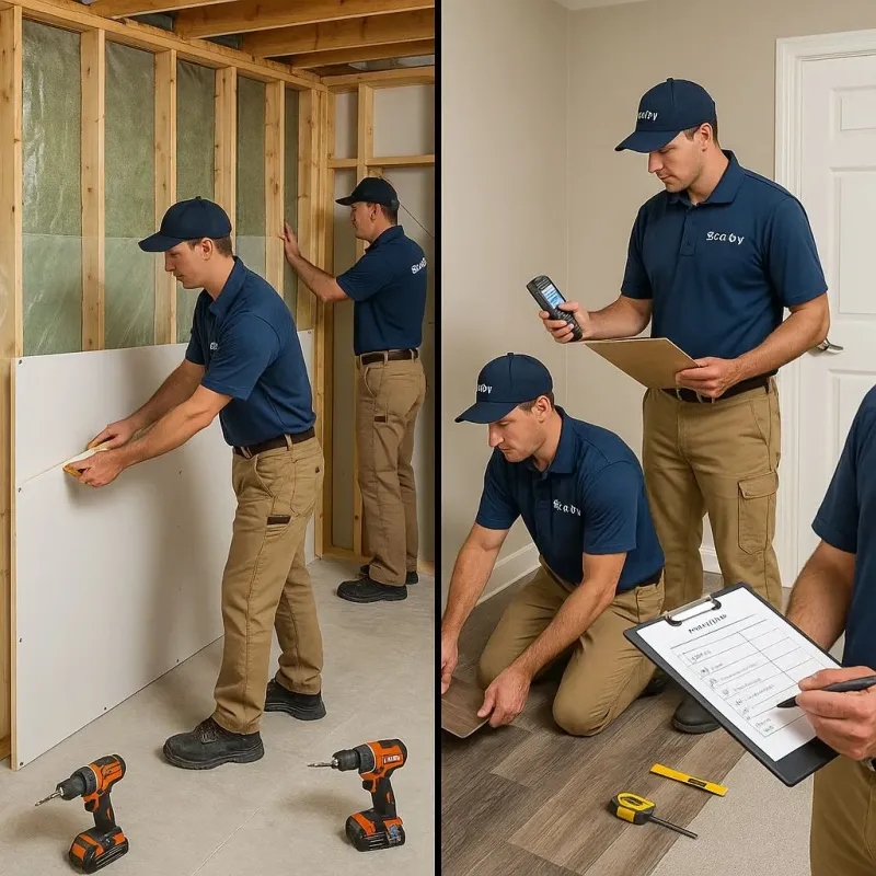 Repairs and Reconstruction process in Erie County, NY